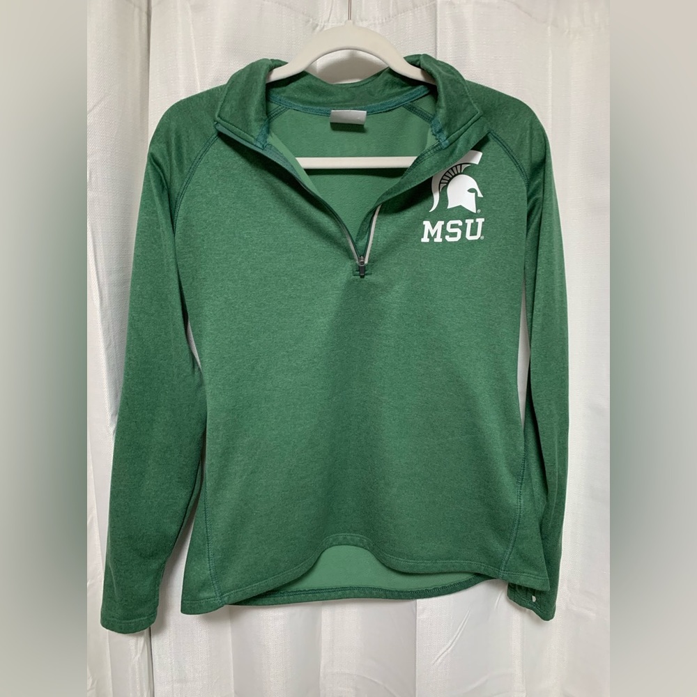 MSU Quarter-zip Sweater